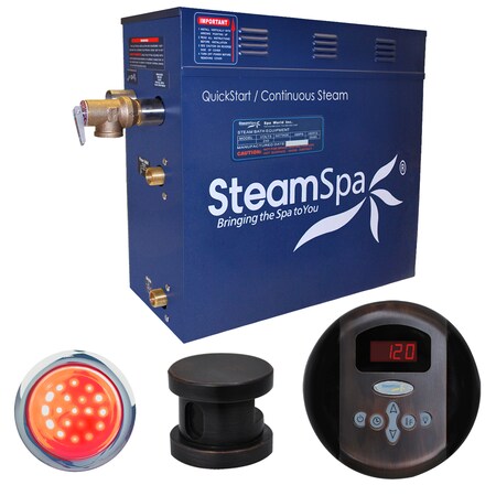 Steamspa Indulgence 7.5 KW Bath Generator in Oil Rubbed Bronze IN750OB